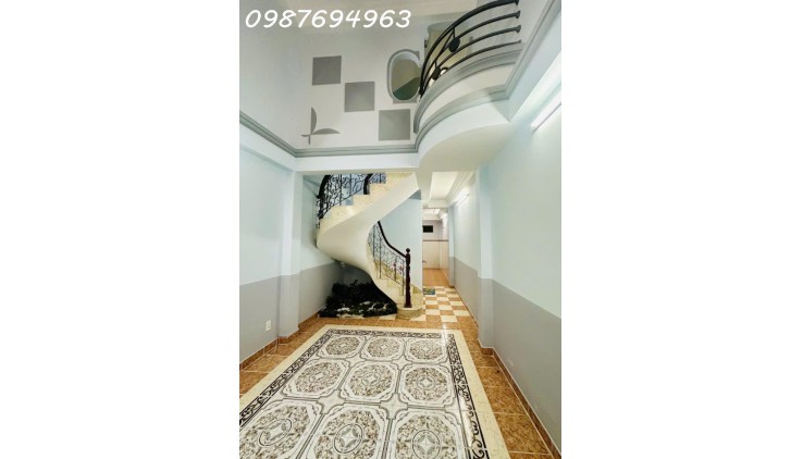 Q8 P2 DƯƠNG BÁ TRẠC XE HƠI ĐỖ CỬA HẺM THÔNG 4 TẦNG 4PN PHÙ HỢP ĐẶT VP CTY, SÁT Q1 7.xT